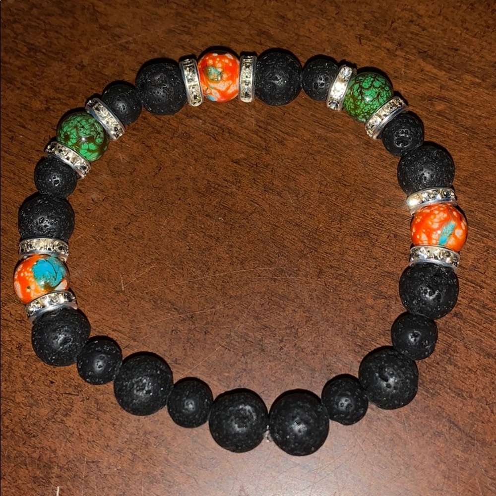 Lava bead bracelet